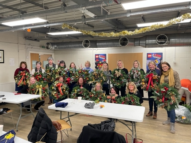 Christmas door wreath making Saturday 5th December 2.15pm till 4.00pm