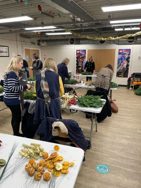 Christmas door wreath making Saturday 5th December 2.15pm till 4.00pm
